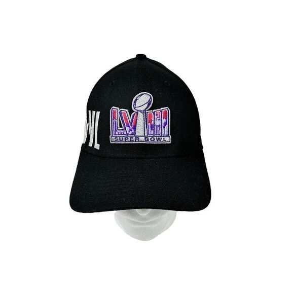 Super Bowl LVIII Las Vegas New Era Hat Spell Out Small Medium Flex Fit - Picture 4 of 8